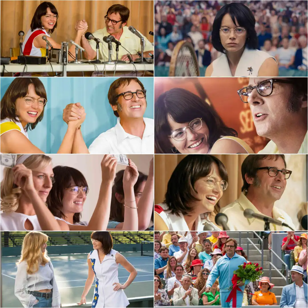 Battle of the Sexes ( Hindi + English )Dual Audio Hollywood Movie BluRay  screenshot